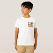 Cool Dads Club Papa Vaderdag Retro Groovy T-shirt (Voorkant volledig)