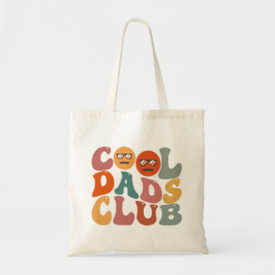 Cool Dads Club Papa Vaderdag Retro Groovy Tote Bag