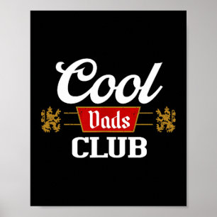 Cool Dads Club T-shirt Vaderdag Van Dochter Zo Poster