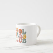 Cool Dads Club Vader Vaderdag Retro Groovy Espresso Kop (Voorkant rechts)