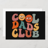 Cool Dads Club Vader Vaderdag Retro Groovy Feestdagenkaart (Voorkant / Achterkant)