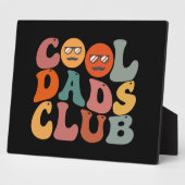 Cool Dads Club Vader Vaderdag Retro Groovy Fotoplaat (Zijkant)
