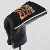 Cool Dads Club Vader Vaderdag Retro Groovy Golfheadcover (3/4 voorkant)