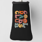 Cool Dads Club Vader Vaderdag Retro Groovy Golfheadcover (Draai 90)