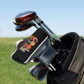 Cool Dads Club Vader Vaderdag Retro Groovy Golfheadcover (Insitu)