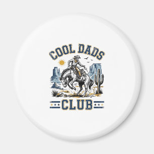 Cool Dads Club Vintage Cowboy Western Shirt Ontwer Magneet