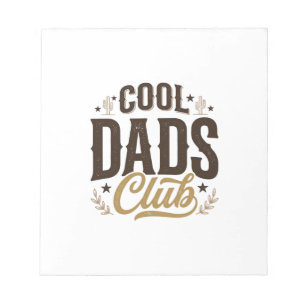 Cool Dads Club Vintage Dad T-shirt ontwerp_1 Notitieblok