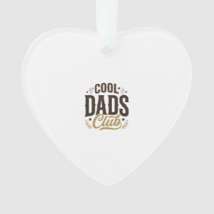 Cool Dads Club Vintage Dad T-shirt ontwerp_1 Ornament