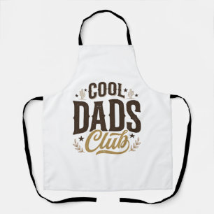 Cool Dads Club Vintage Dad T-shirt ontwerp_1 Schort