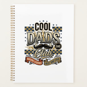 Cool Dads Club Vintage Gravure Vader T-shirt Ontwe Planner