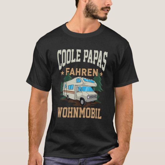 Cool Dads Driving Caravan Camping Dad's Gift T-shirt (Voorkant)