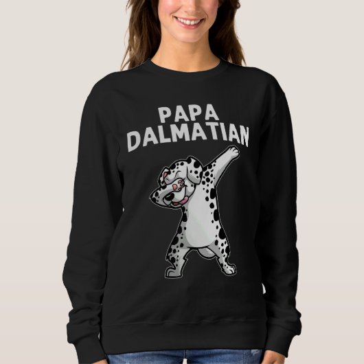 Cool Dalmatian For Men Dad Dalmatians Hip Hop Dabb Trui (Voorkant)