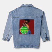 COOL! Dames Denim Jas (Jean Jas) - Custom Denim Jacket (Achterkant)