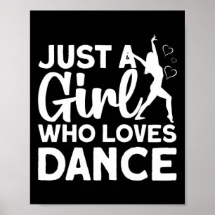 Cool Dance Kunst Voor Vrouwen Tiener Meisje Jazz D Poster