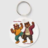 Cool Dancing Bears Sleutelhanger (Achterkant)