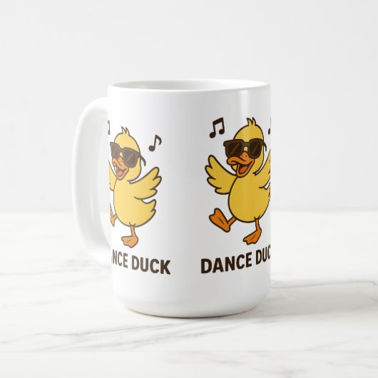 Cool Dancing Duck Koffiemok (Voorkant links)