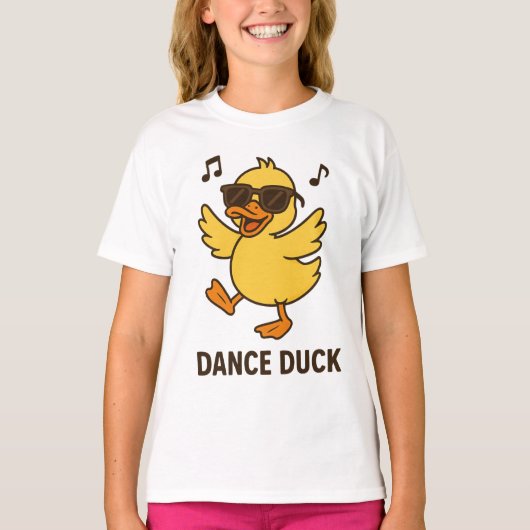 Cool Dancing Duck T-shirt (Voorkant)