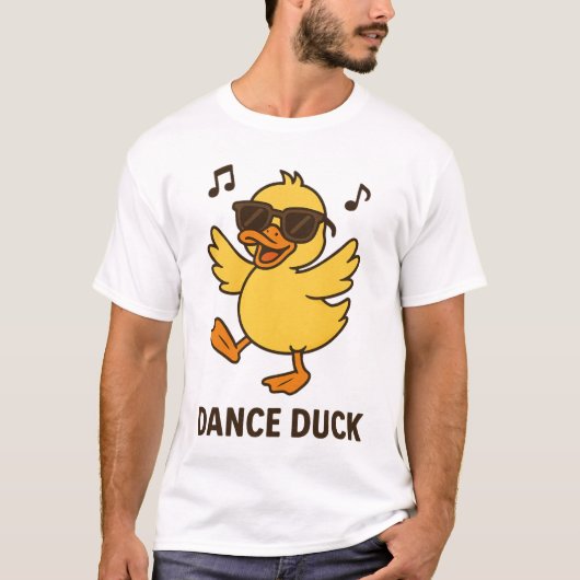 Cool Dancing Duck T-shirt (Voorkant)
