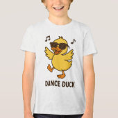 Cool Dancing Duck Tri-Blend Shirt (Voorkant)