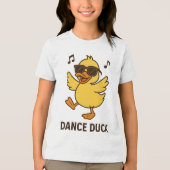 Cool Dancing Duck Tri-Blend Shirt (Voorkant)