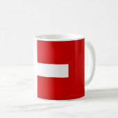 Cool Danish Flag Koffiemok (Voorkant rechts)