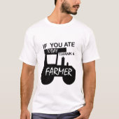 Cool dank Farmer woordkunst  T-shirt (Voorkant)