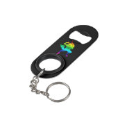 Cool danseenorn sleutelhanger flessenopener (Achterkant Gekanteld)