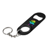 Cool danseenorn sleutelhanger flessenopener (Voorkant Gekanteld)