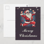Cool dansen Sinterklaas Illustratie Briefkaart (Voorkant / Achterkant)