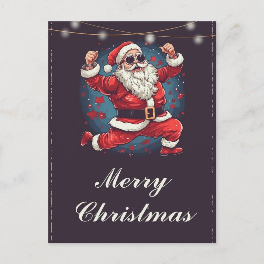 Cool dansen Sinterklaas Illustratie Briefkaart (Voorkant)