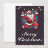 Cool dansen Sinterklaas Illustratie Feestdagenkaart (Voorkant / Achterkant)