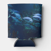 Cool Dark Aquarium Fish Shoal Blikjeskoeler (Voorkant)