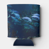 Cool Dark Aquarium Fish Shoal Blikjeskoeler (Achterkant)