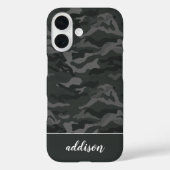 Cool Dark Olive Camo gepersonaliseerd Case-Mate iPhone Case (Achterkant)