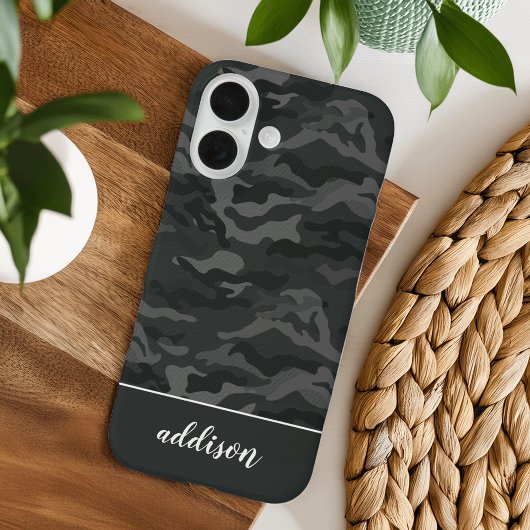 Cool Dark Olive Camo gepersonaliseerd Case-Mate iPhone Case