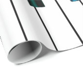 Cool Dark Psychedelic Piano Keys Cadeaupapier (Rol Hoek)