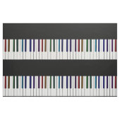 Cool Dark Psychedelic Piano Keys Stof (Yard (91,4 cm))
