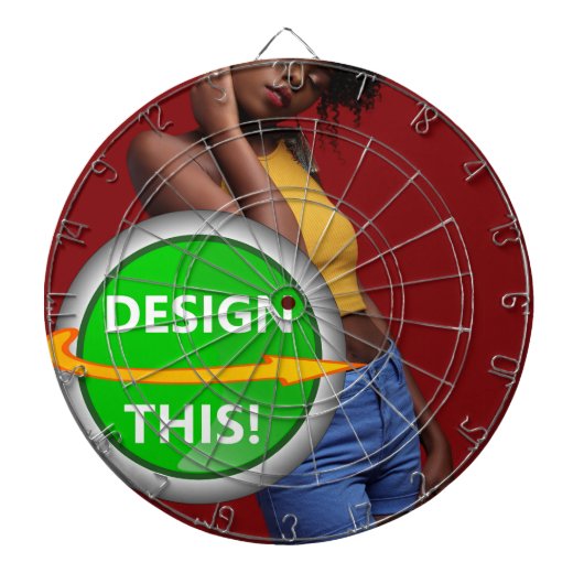 COOL! Dart Board - Regelgrootte - Geprofileerde in Dartbord (Voorkant)