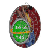 COOL! Dart Board - Regelgrootte - Geprofileerde in Dartbord (Voorkant Links)