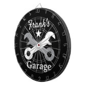 Cool dartbord voor garage van automonteur en manca (Voorkant Rechts)