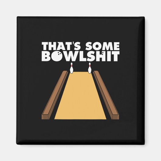 Cool Dat is een grappig bowlingcadeau voor mannen Magneet (Voorkant)