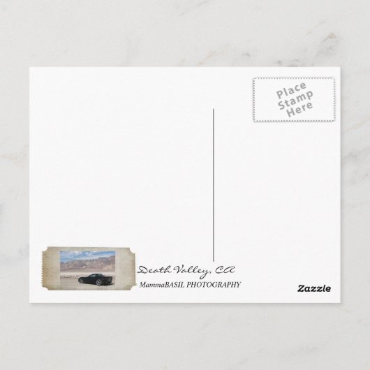 Cool Death Valley Briefkaart! Briefkaart (Achterkant)