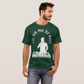 Cool Deejay Afbeelding Disc Jockey Meme Mixer Head T-shirt (Voorkant volledig)