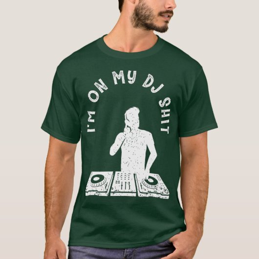 Cool Deejay Afbeelding Disc Jockey Meme Mixer Head T-shirt (Voorkant)