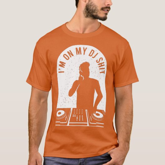 Cool Deejay Afbeelding Disc Jockey Meme Mixer Head T-shirt (Voorkant)