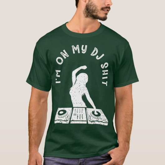 Cool Deejay Afbeelding Disc Jockey Meme Mixer Head T-shirt (Voorkant)