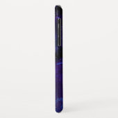 Cool Deep Space Galaxy met naam Case-Mate iPhone Case (Achterkant/links)