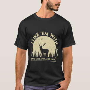Cool Deer Hunting Art Voor Mannen Vrouwen Jagen Wi T-shirt