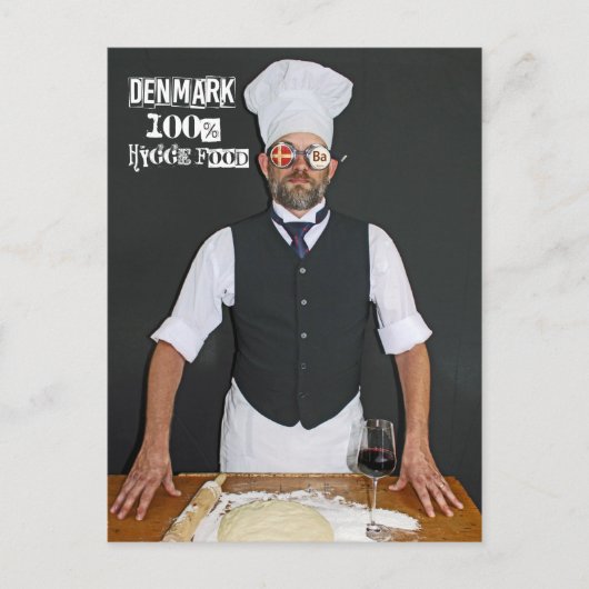 Cool Denemarken 100% hygge-gemütlich eten! Briefkaart (Voorkant)