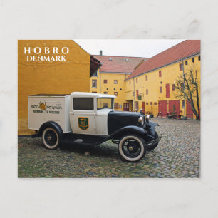Cool Denemarken, Hobro ansichtkaart! Briefkaart